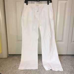 J. Crew White beach pants